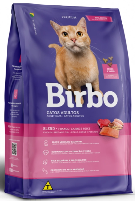 Birbo Premium Adult Cat Dry Food With Chicken & Beef & Fish 25 Kg