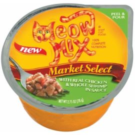 Meow Mix Savory Morsels Real Chicken & Whole Shrimp 78 gm