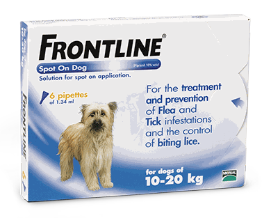 Frontline Spot On Dog Medium 10kg-20kg x 1 Dose