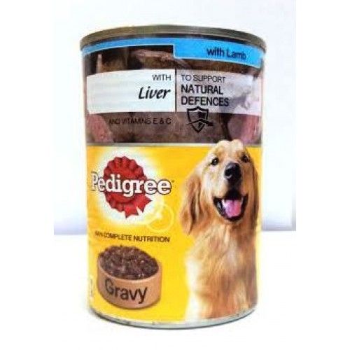 Pedigree with Lamb & Liver Gravy 400 gm Can