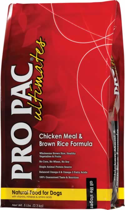 PRO PAC Ultimates Chicken & Brown Rice Formula for all life stages 2.5kg