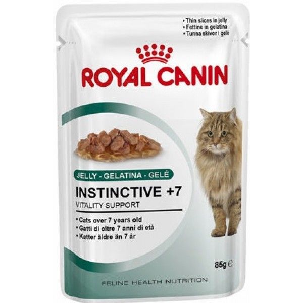Royal canin INSTINCTIVE +7   JELLY-GELATINA-GELE 85g