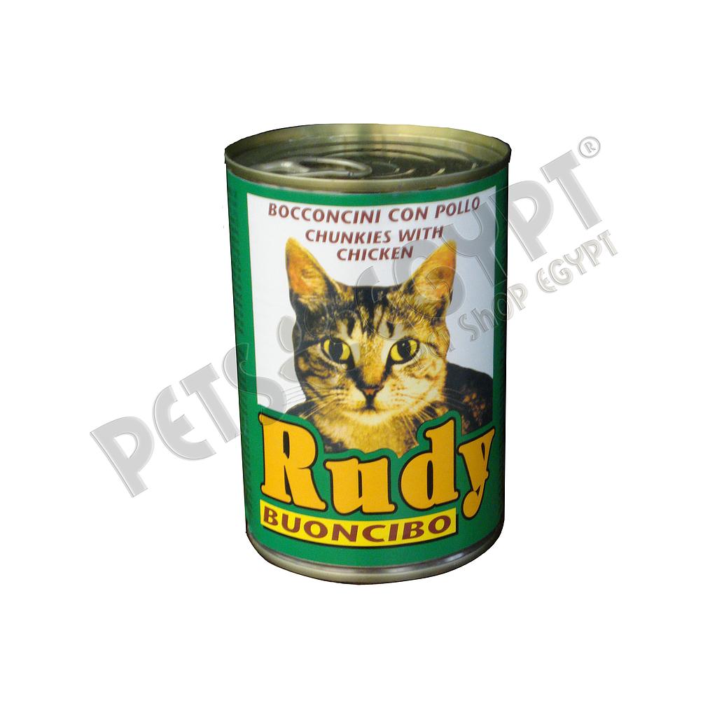 Rudy Cat Chunkies With Chicken 400Gm