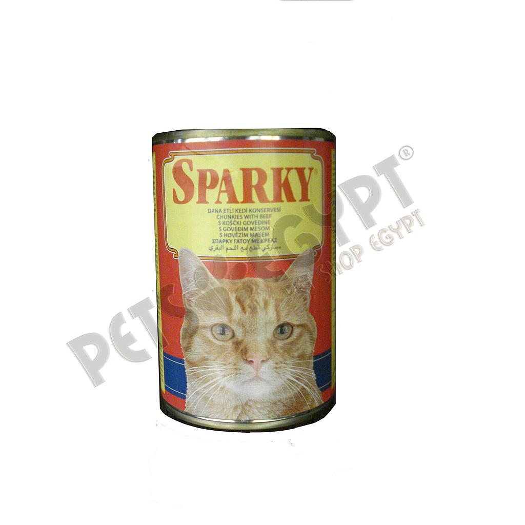 Sparky Cats Chunks With Beef 400g
