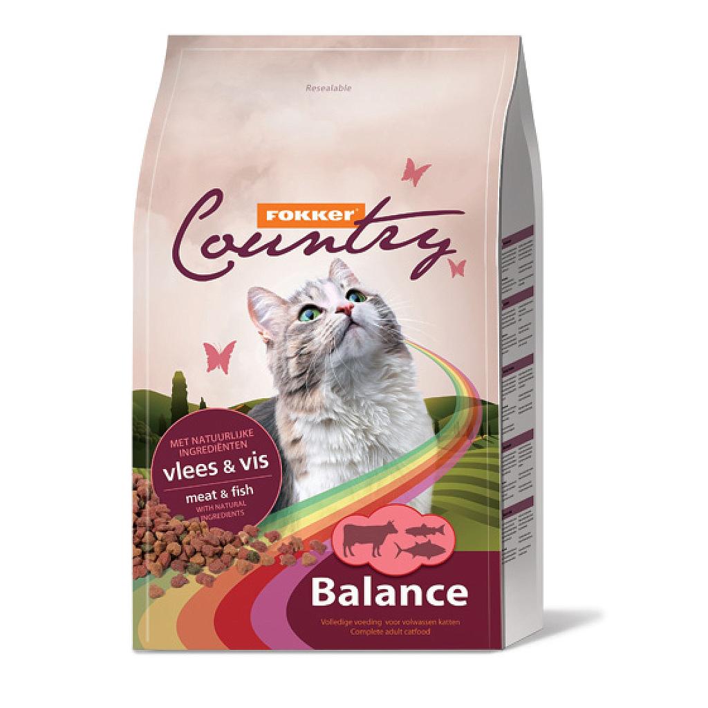 Fokker Country Balance Meat & Fish Cat Dry Food 3KG