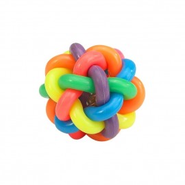 [3258] UE Rainbow Rubber Ball With Bell - Small
