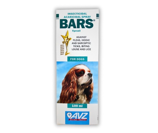 [5153] Bars Spray Fleas & Ticks For Dogs 100 ml