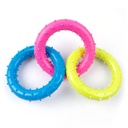 3 Rings circle Rubber Dog Toys