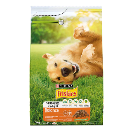 [0198] Purina Friskies Balance With Chicken & Beef & Vegetables for Adult Dogs 3 kg