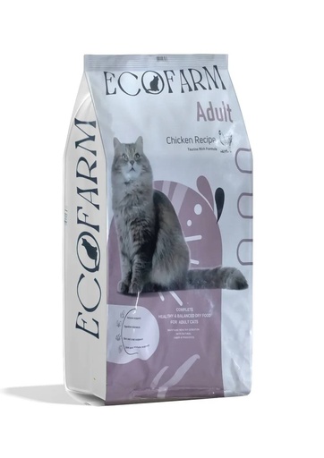 Ecofarm Adult Cats Dry Food Chicken Recipe