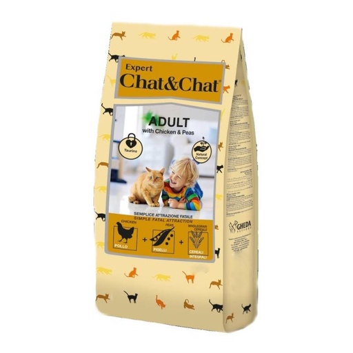 [7727] Expert Chat & Chat Adult Cat Food ًWith Chicken & Peas 2 Kg