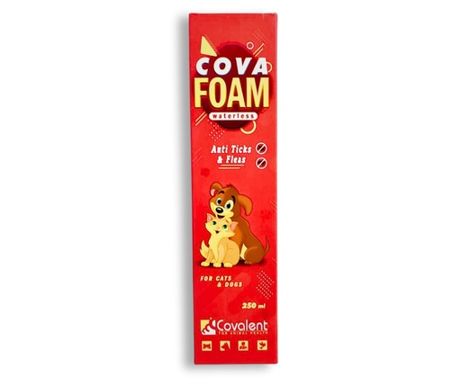 [8547] Cova Foam Waterless Anti Ticks & Fleas 250 ml