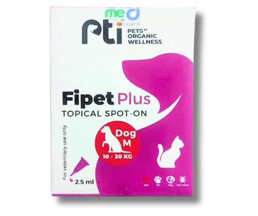 [4573] Pti Fipet Plus Topical Spot-on For Medium Dogs 10-20Kg 2.5ml