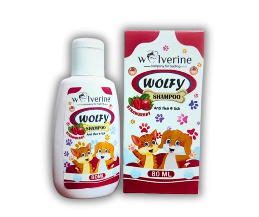 Wolfy Shampoo Anti flea & tick 80 ml