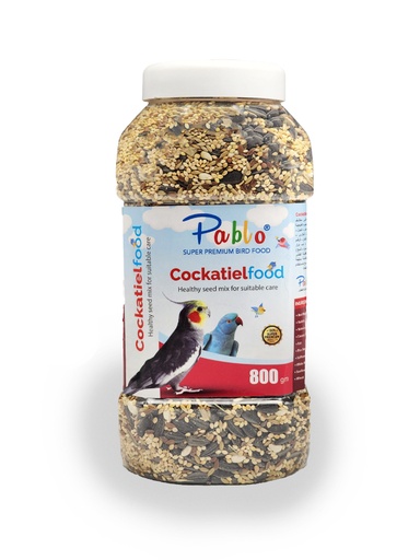 [0739] Pablo Super Premium Bird Food Cockatiel Food 800gm