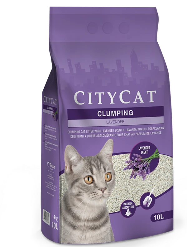 Citycat Clumping Cat Litter - Scented 10 L