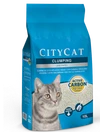 Citycat Clumping Cat Litter Active Carbon - Unscented 10 L
