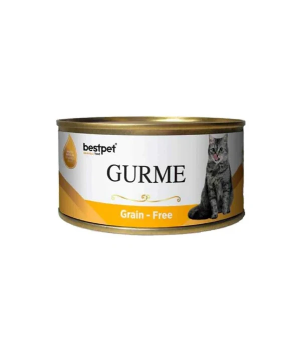 bestpet Gurme Grain - Free Adult Cat Wet Food Cans 100 g 