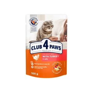 CLUB 4 PAWS Premium Adult Cat Wet Food in jelly Pouch 100 g
