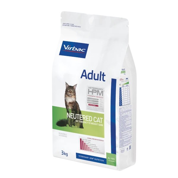 Virbac Veterinary HPM Adult Neutered Cat Dry Food 3 Kg