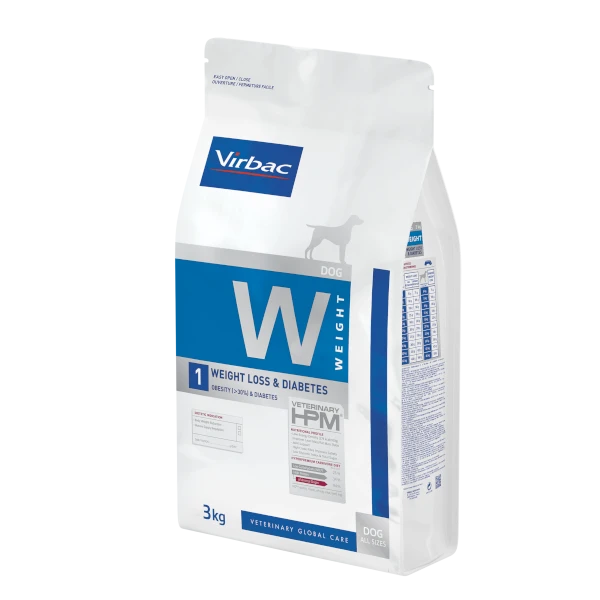 Virbac Veterinary HPM 1 Weight Loss & Diabetes Dog Dry Food 3 Kg 