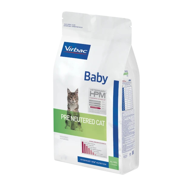 Virbac Veterinary HPM Baby Pre Neutered Cat Dry Food 1.5 Kg