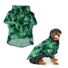 Petmoda Hawaiian Dog Shirt Size 7 - Green Jungle
