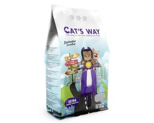 Cat’s Way White Bentonite Clumping Cat Litter Lavender Scented