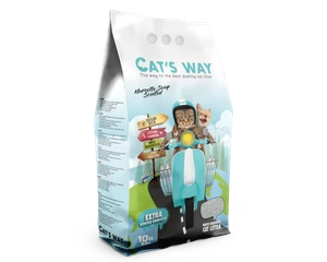 Cat’s Way White Bentonite Clumping Cat Litter Marseille Soap Scented