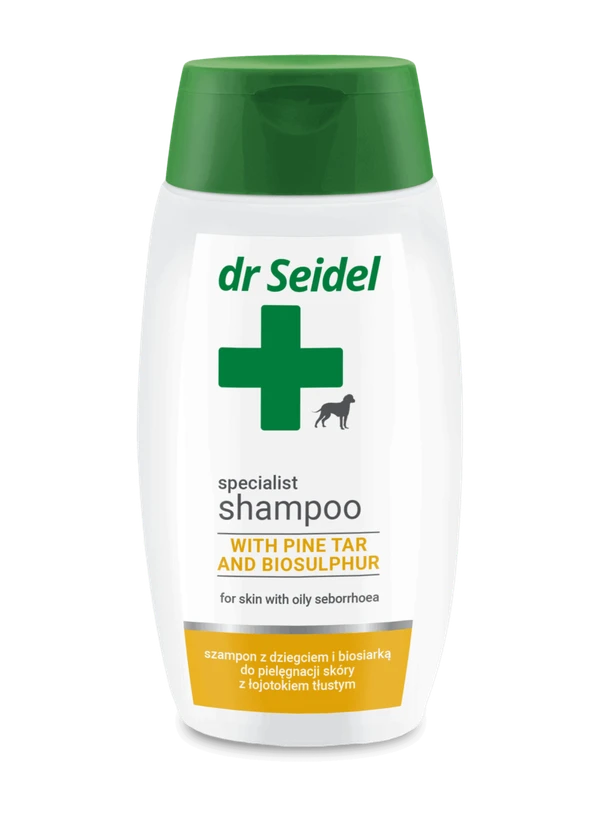 dr Seidel Shampoo with Pine Tar and Biosulphur for Dogs 220ml