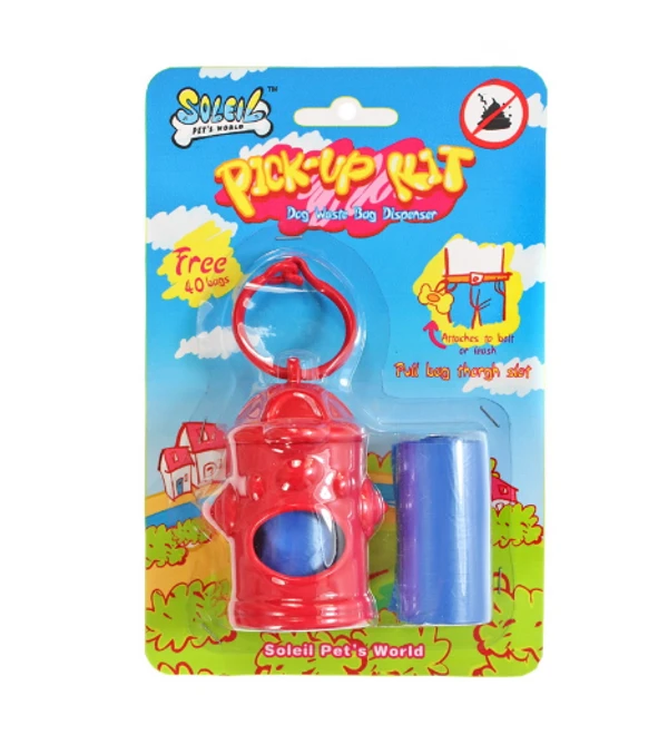 Soleil Dog Walking Pick-Up Kit With 40 Trash Bags F5718