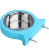 Pet Cage Food & Water Bowl – Stainless Steel Clip-On Feeder for Dogs & Cats | No-Spill, Easy to Clean, and Secure for Travel or Crates