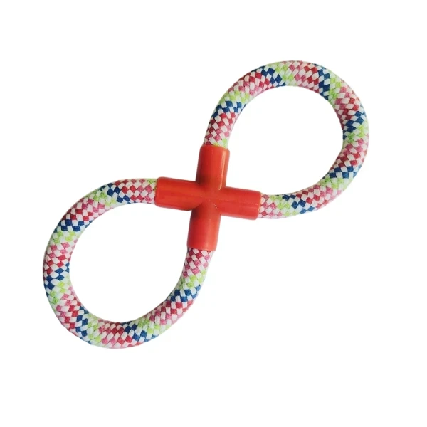 MF Figure 8 Rope Dog Toy 27cm Multi-Color