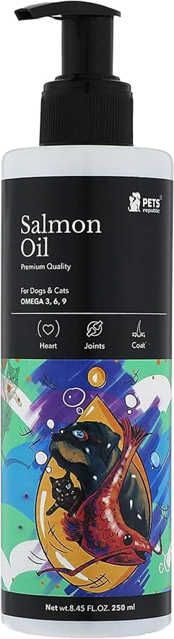 Pets Republic Salmon Oil for Dogs & Cats 250 ml