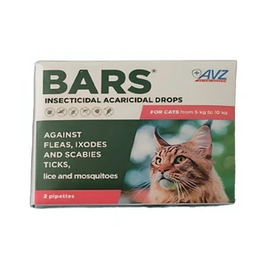 BARS® Insecticidal Drops For Cats From 5Kg To 10Kg (1 dose)