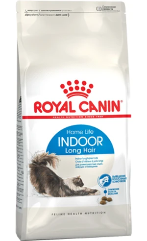 Royal Canin Indoor Long Hair Adult Dry Cat Food 2kg