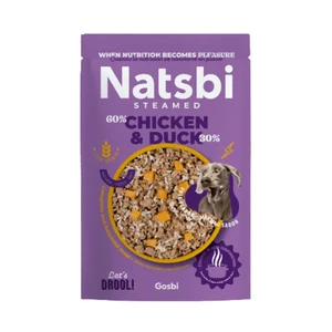 Gosbi Natsbi Chicken & Duck Steamed Dog Food 200 g