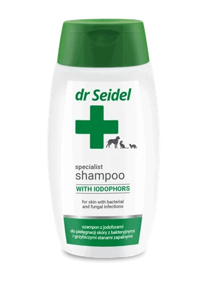 dr Seidel Shampoo with Iodophors for Cats & Dogs 220ml