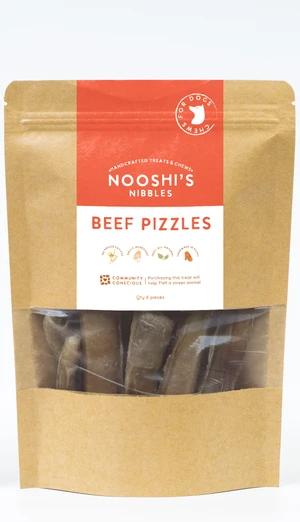 Nooshi's Beef Pizzles Small 8 pieces 