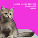 Legends Kitten Cat Dry Food With Chicken 3 Kg