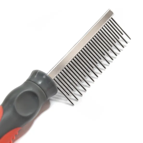 Soleil Pet Comb Long & Short Stainless Steel Comb Teeth