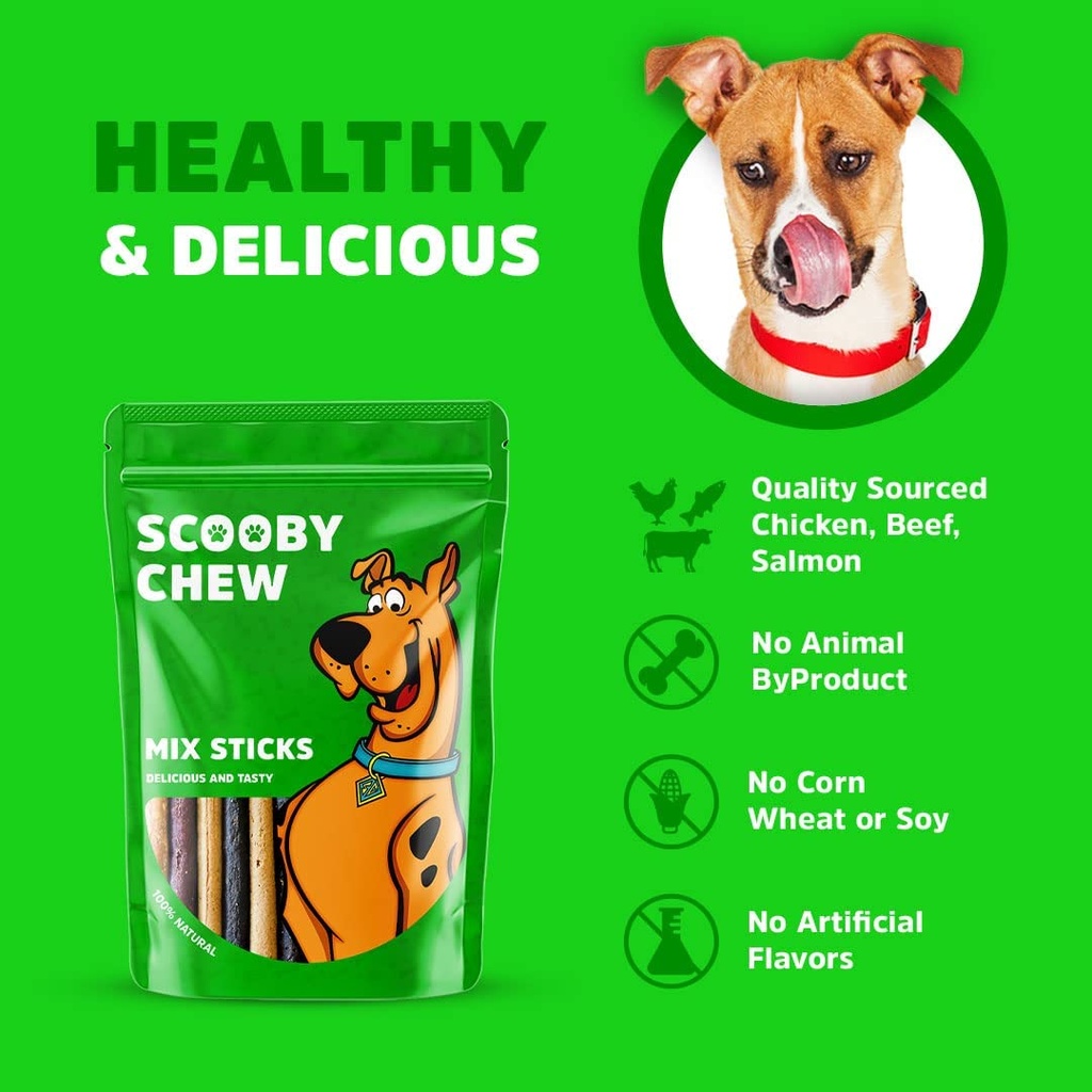 Scooby Chew  with Mix Sticks Dog Treats 120 g