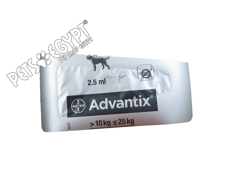 1 Dose x Advantix for dogs and puppies over 10kg to 25kg 