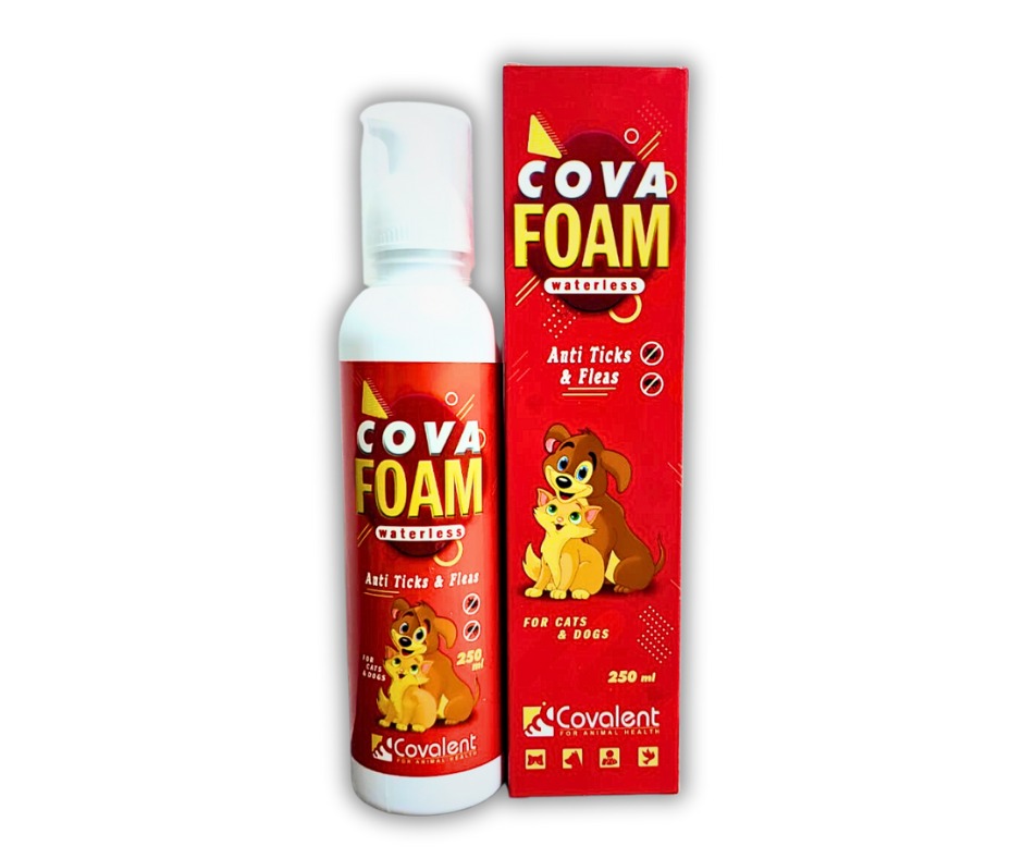 Covalent Foam Waterless Anti Ticks & Fleas 250 ml