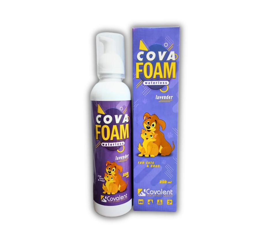 Cova Foam Waterless Lavender For Dogs & Cats 250 ml