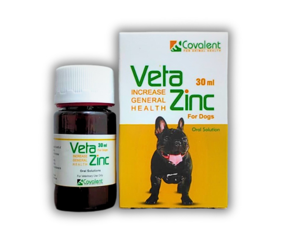 Covalent Veta Zinc Oral Increase General Health For Dogs 30 ml 