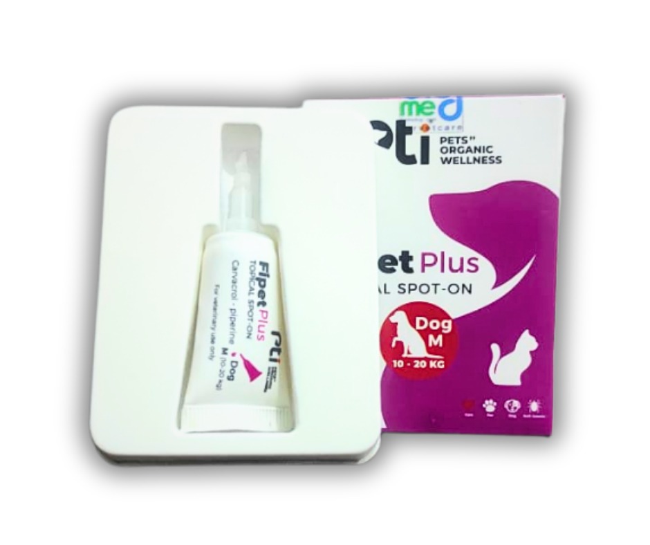 Pti Fipet Plus Topical Spot-on For Medium Dogs 10-20Kg 2.5ml