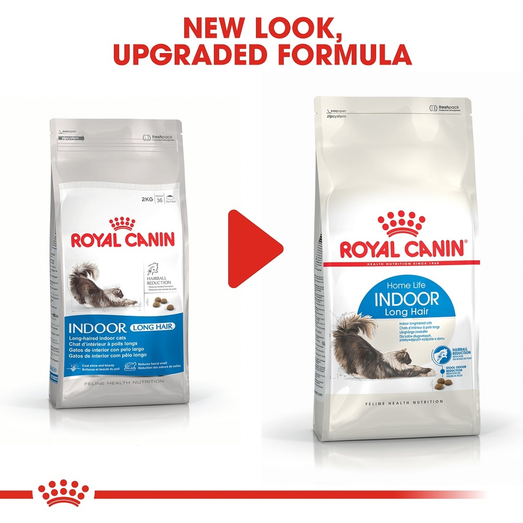 Royal Canin Indoor Long Hair Adult Dry Cat Food 2kg