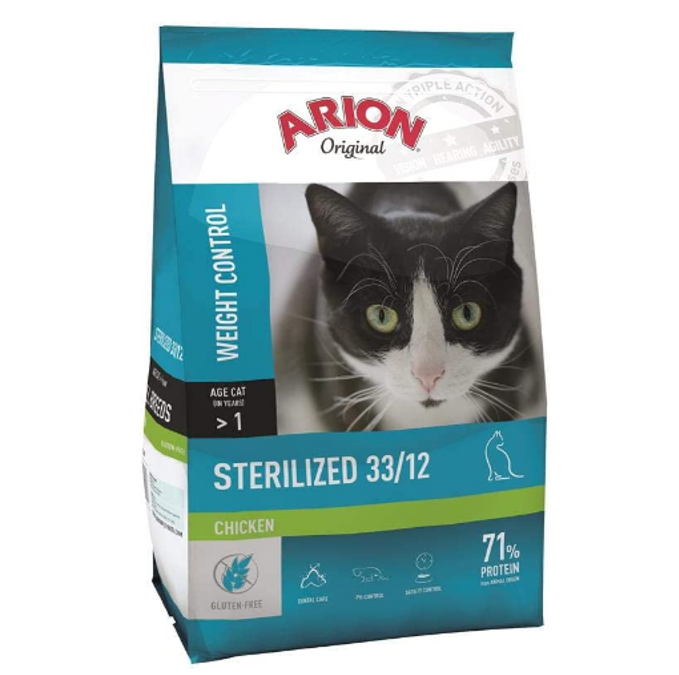 ARION Original Sterilized Cat Dry Food 2 kg