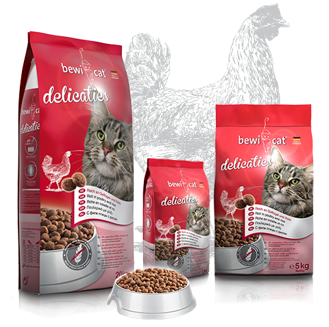 Bewi Cat Delicaties For Adult Cats Rich in Chicken 1 Kg